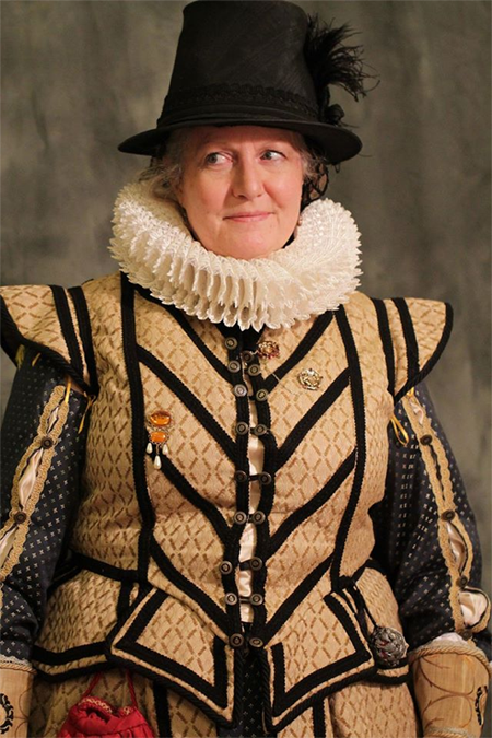 Photo of Maureen Taylor dressed as Bess of Hardwick