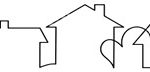 houses outline
